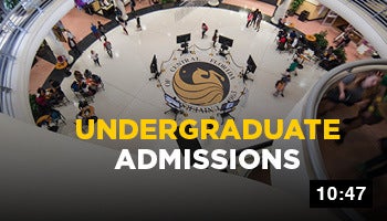 Watch undergraduate admissions information session video