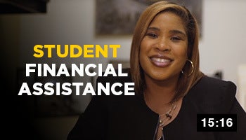 Watch student financial assistance information session video