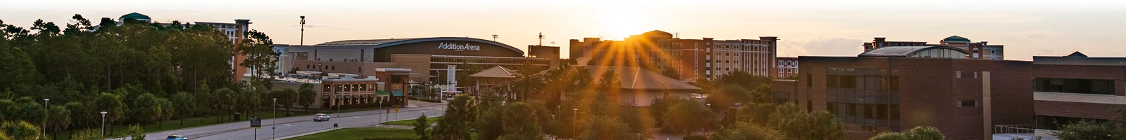 Aerial photo of UCF's campus