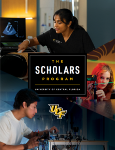 cover of the scholars program brochure for 2026-27