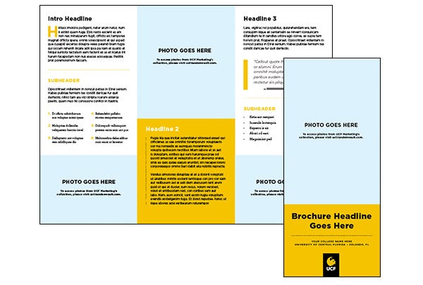 UCF Trifold Brochure (.indd and .imdl)