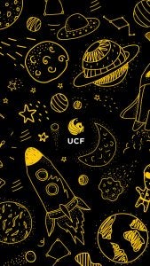 UCF Space Doodles mobile wallpaper