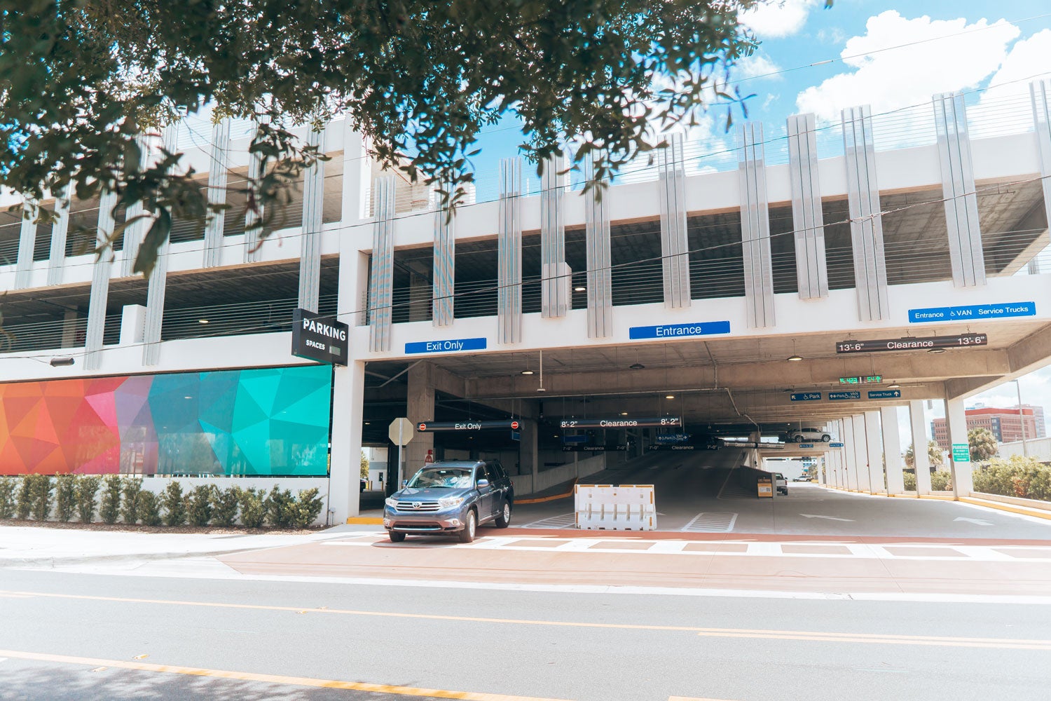 entrance of parramore garage