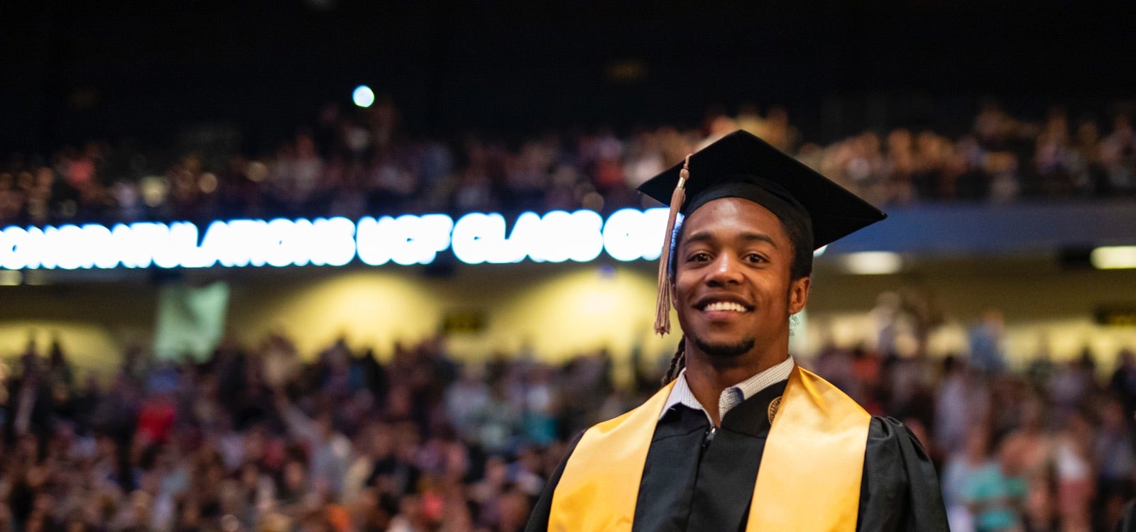 image of male at ucf graduation