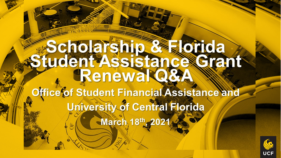 financial aid assignment ucf