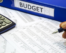 Blue Budget Binder and Calculator