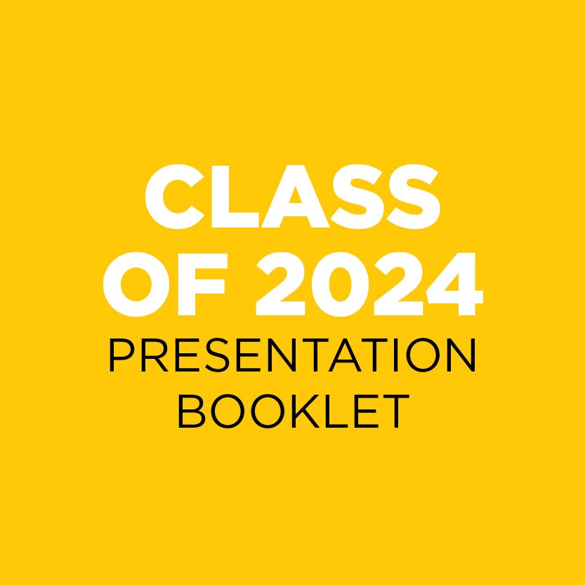 Class of 2024 Presentation Booklet