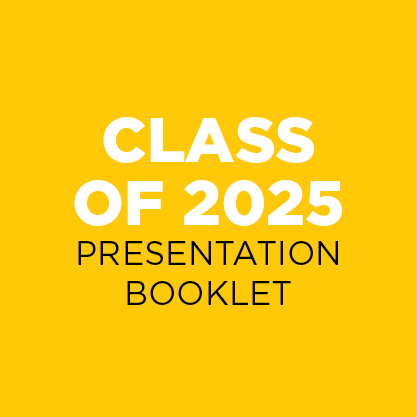 Class of 2025 Presentation Booklet