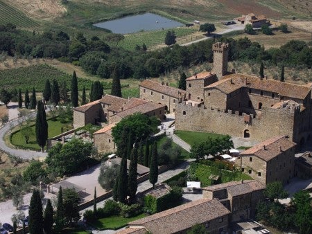 Castello Banfi, Montalcino, Italy