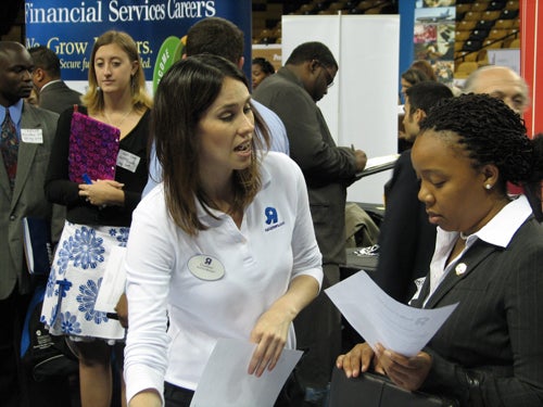 Statewide Job Fair at UCF in May 2009 