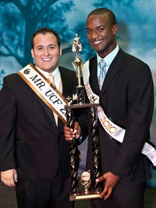 Left to right: Mr. UCF 2009 Tyson Nales and Mr. UCF 2010 Michael Newman 