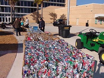 UCF Recycles can display