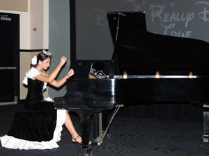 Sara York played Malaguena on the piano.