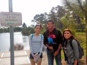 L-R: Francin Espiritu, Adil Ali and Valeria Simonetti