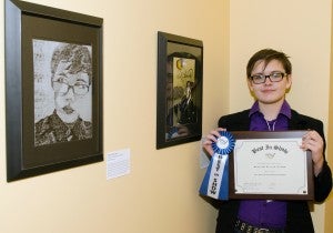 William Elijah Clark's artwork conveys one's integration of LGBT identity in his or her life.