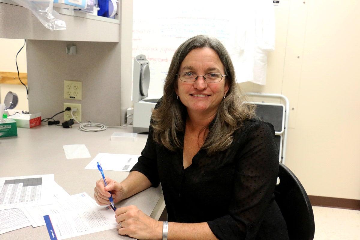 Assistant Professor of Biology Michelle Gaither studies marine biology, the deep-sea and the evolution, ecology and origin of biodiversity in marine fishes. (Photo by Allison Hurtado ’12)