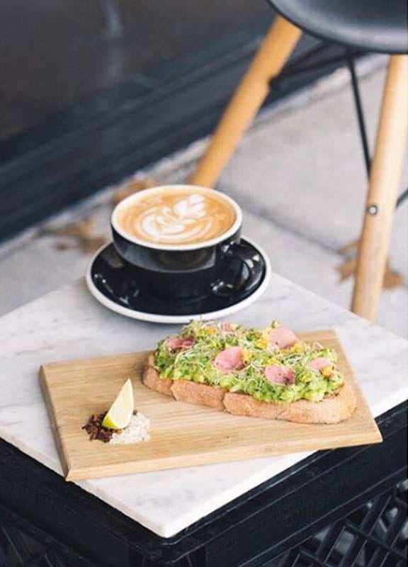 Café Old Fashion — one of their classics, with the avocado toast.