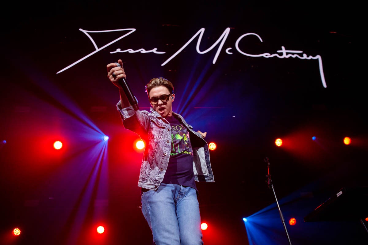 Singer Jesse McCartney performs at CFE Arena during UCFestival's concert night.