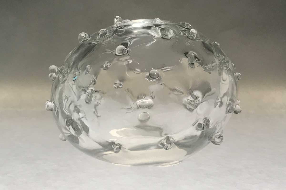 glass orb sculpture