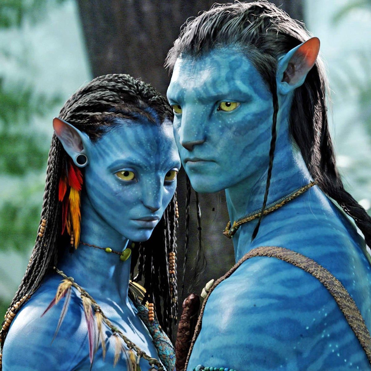 Main characters from the film Avatar 