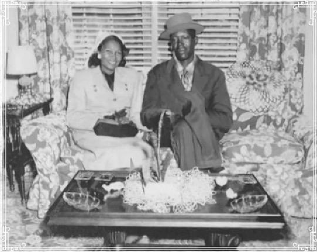 Martha Lue Stewart's parents, Rachel and Solomon Scott.