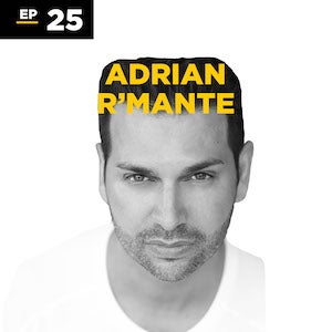 black and white headshot of Adrian R'Mante