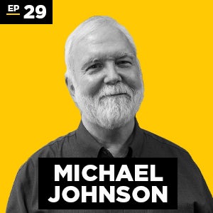 black and white headshot of Michael Johnson