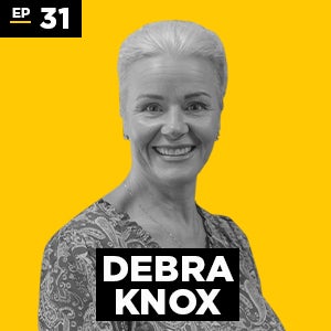 black and white headshot of Debra Knox