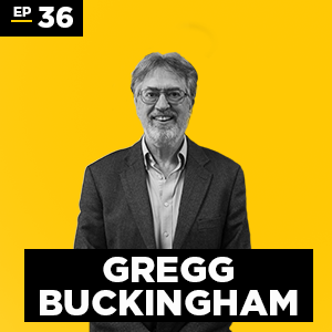 black and white headshot of Gregg Buckingham