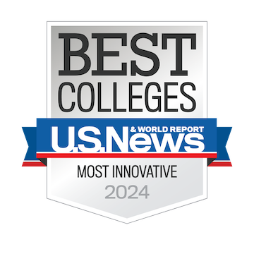 U.S. News and World Report Best Colleges badge - Most Innovative 2022