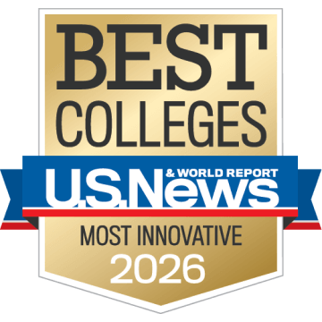 U.S. News and World Report Best Colleges badge - Most Innovative 2021