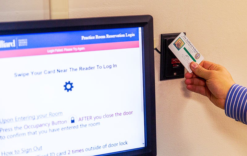 For The Julliard School, Adam Gagan developed an electronic reservation system For The Julliard School, Adam Gagan developed an electronic reservation system