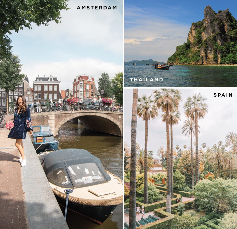 Kim's Postcards from Spain, Thailand, Amsterdam Kim's Postcards from Spain, Thailand, Amsterdam