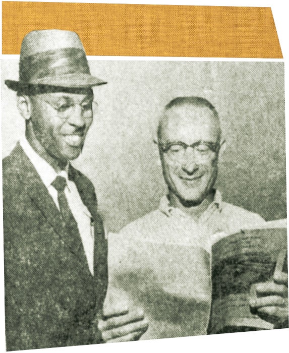 Photograph of Wilson and Kieffner together Photograph of Wilson and Kieffner together