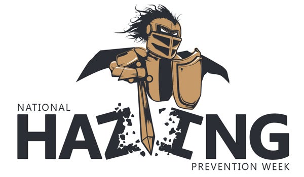 National Hazing Prevention Week image with UCF's Knightro