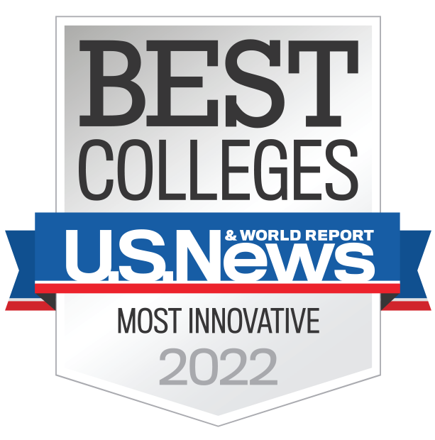 U.S. News and World Report Best Colleges Most Innovative 2021 badge