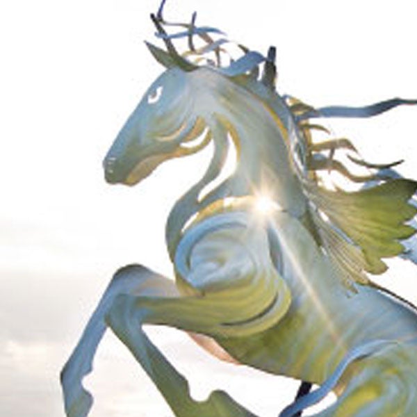 ucf burnett honors college horse statue