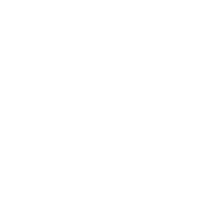 Clapperboard icon in white on transparent background