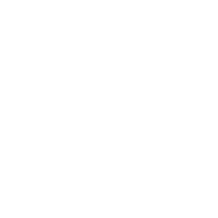 white icon of dna double helix on transparent background