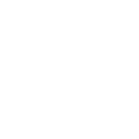 white icon of chef on transparent background