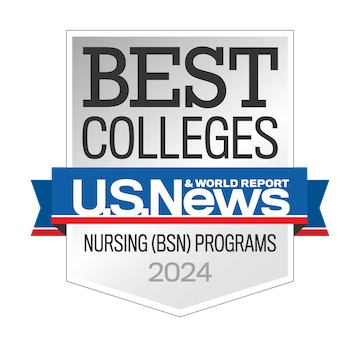 Best Colleges Nursing BSN Programs - U.S. News & World Report badge