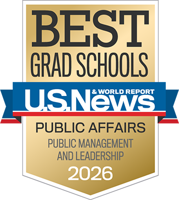 U.S. News & World Report Best Grad Schools Public Affairs Badge