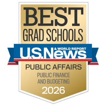 U.S. News Best Grad schools - Public Affairs - Public Finance and Budgeting