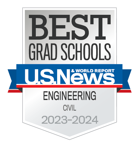 U.S. News & World Report Best Grad Schools Civil Engineering Badge
