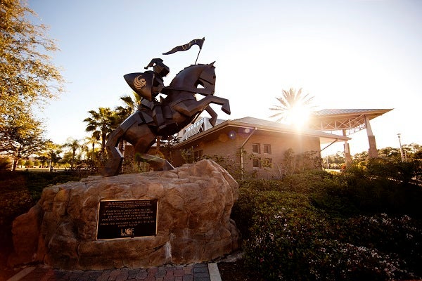 UCF Knight Statue