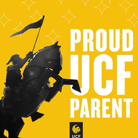 Proud UCF Parent - Knight Statue