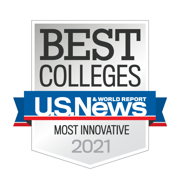 Most Innovative Schools 2021 badge from U.S. News and World Report