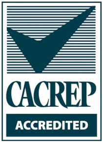 CACREP accreditation badge