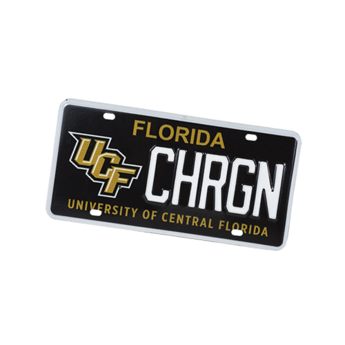 UCF license plate