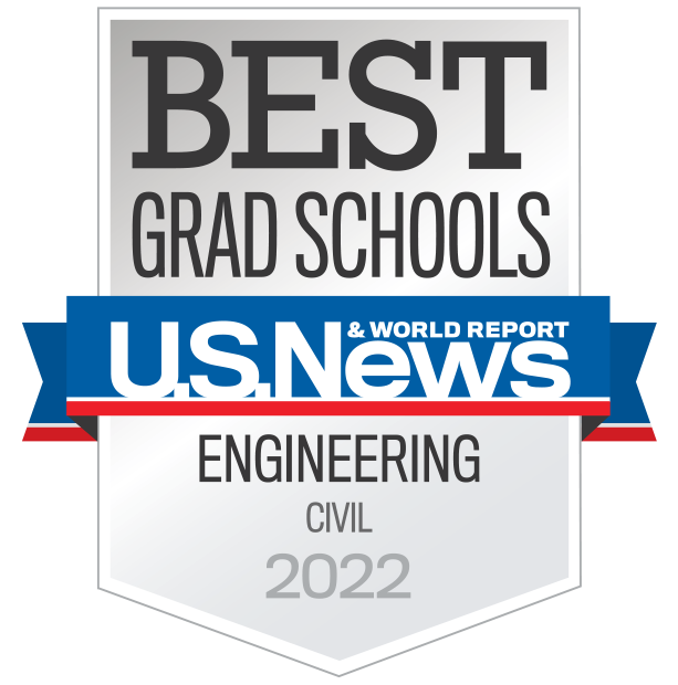 U.S. News & World Report Best Grad Schools Civil Engineering Badge